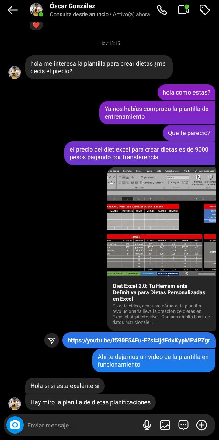Conversación real con cliente Biotraining 2