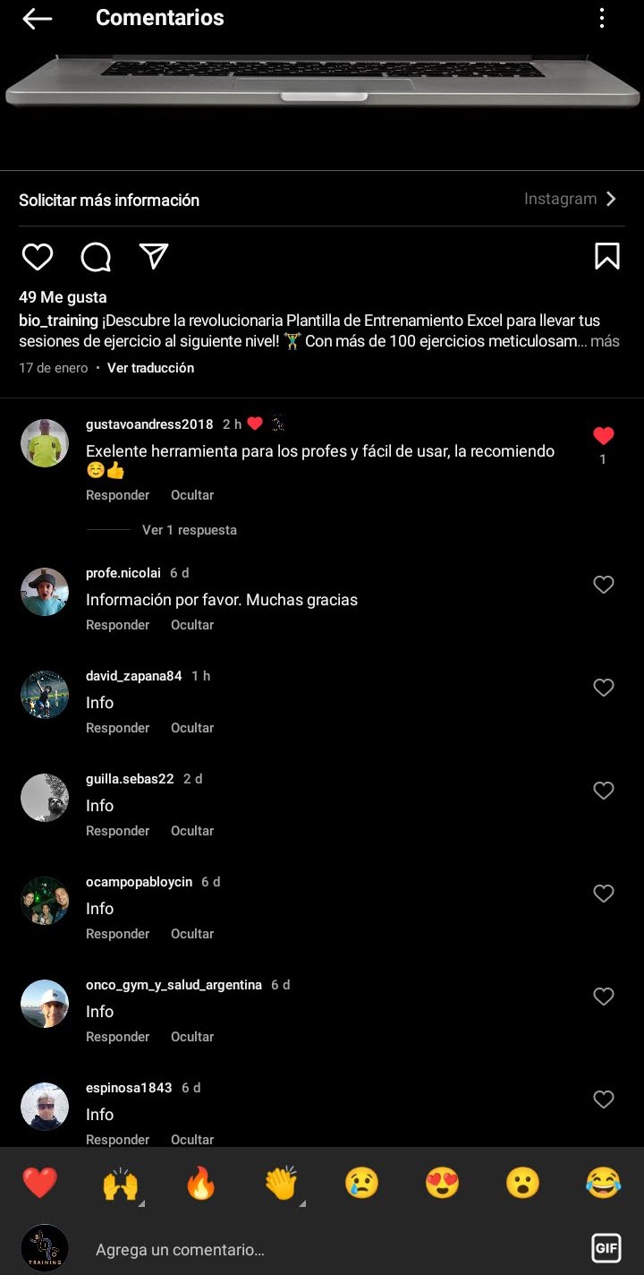 Conversación real con cliente Biotraining 5