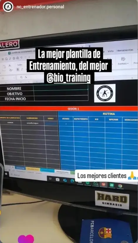 Historia de Instagram de cliente Biotraining 9